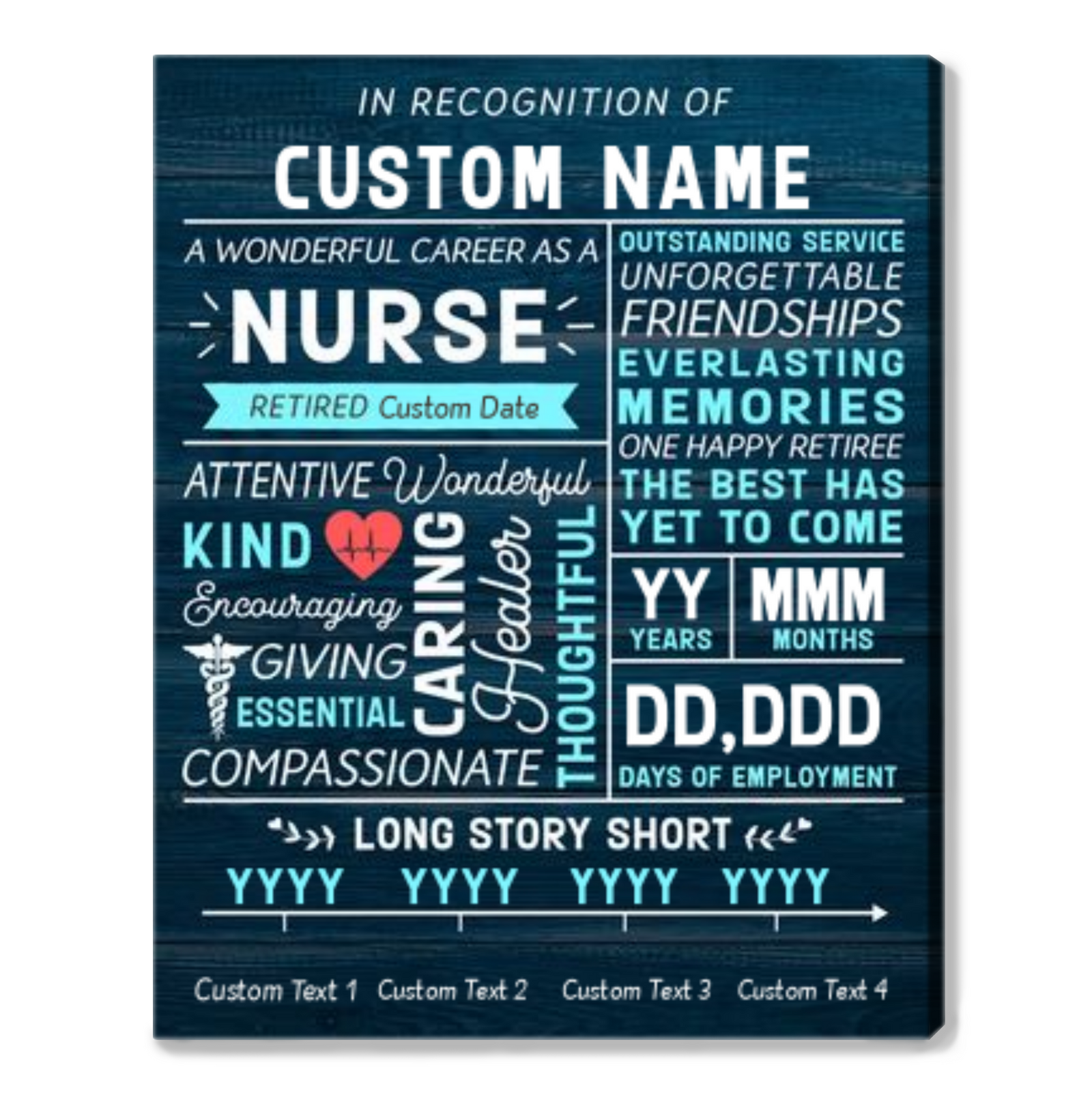 Personalized Retirement Gift for Nurse Retirement Gifts For Nurse Practitioner Nurse Practitioner Gift