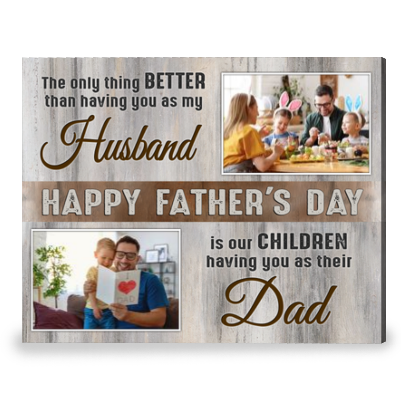 Husband Gift For Father's Day Personalized Photo Gift For Husband