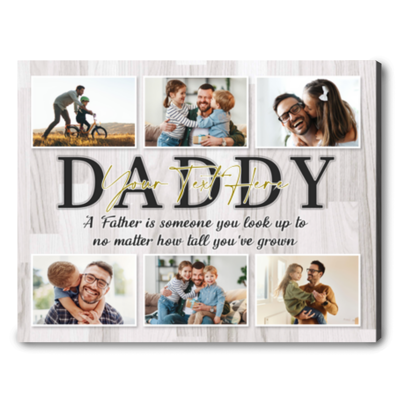 Best Personalized Daddy Canvas Gift For Father's Day 