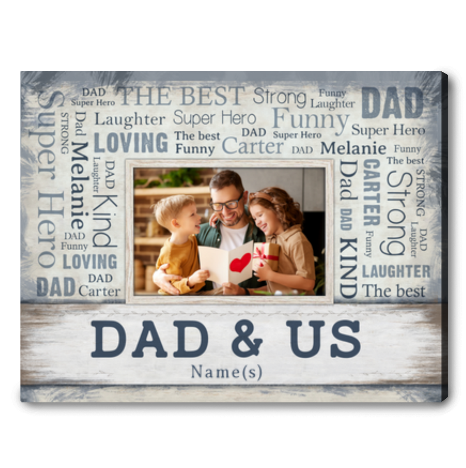 What Are Good Dad Gifts Personalized Father's Day Photo Gift Ideas Canvas Print