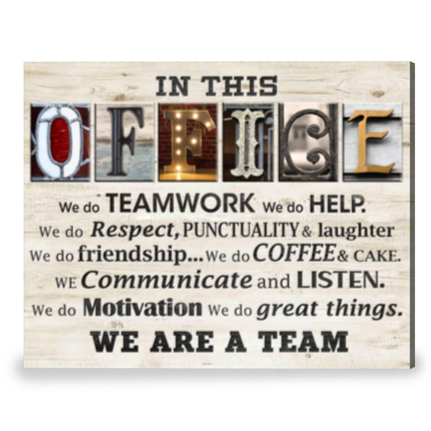 Inspiring Office Wall Art In This Office Canvas Print