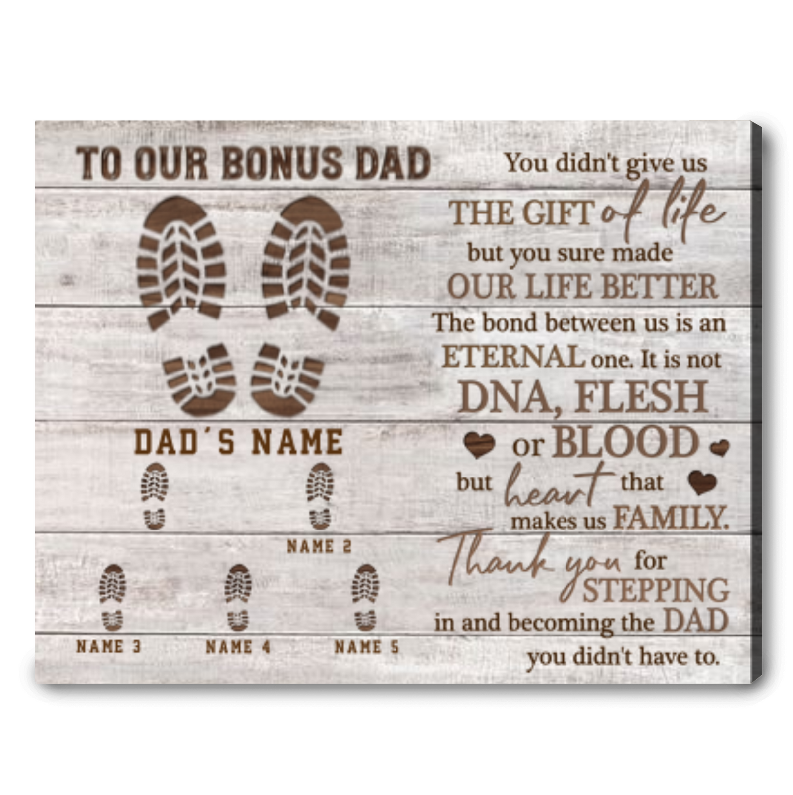 Father's Day Gift For Stepdad Personalized Step Dad Gifts
