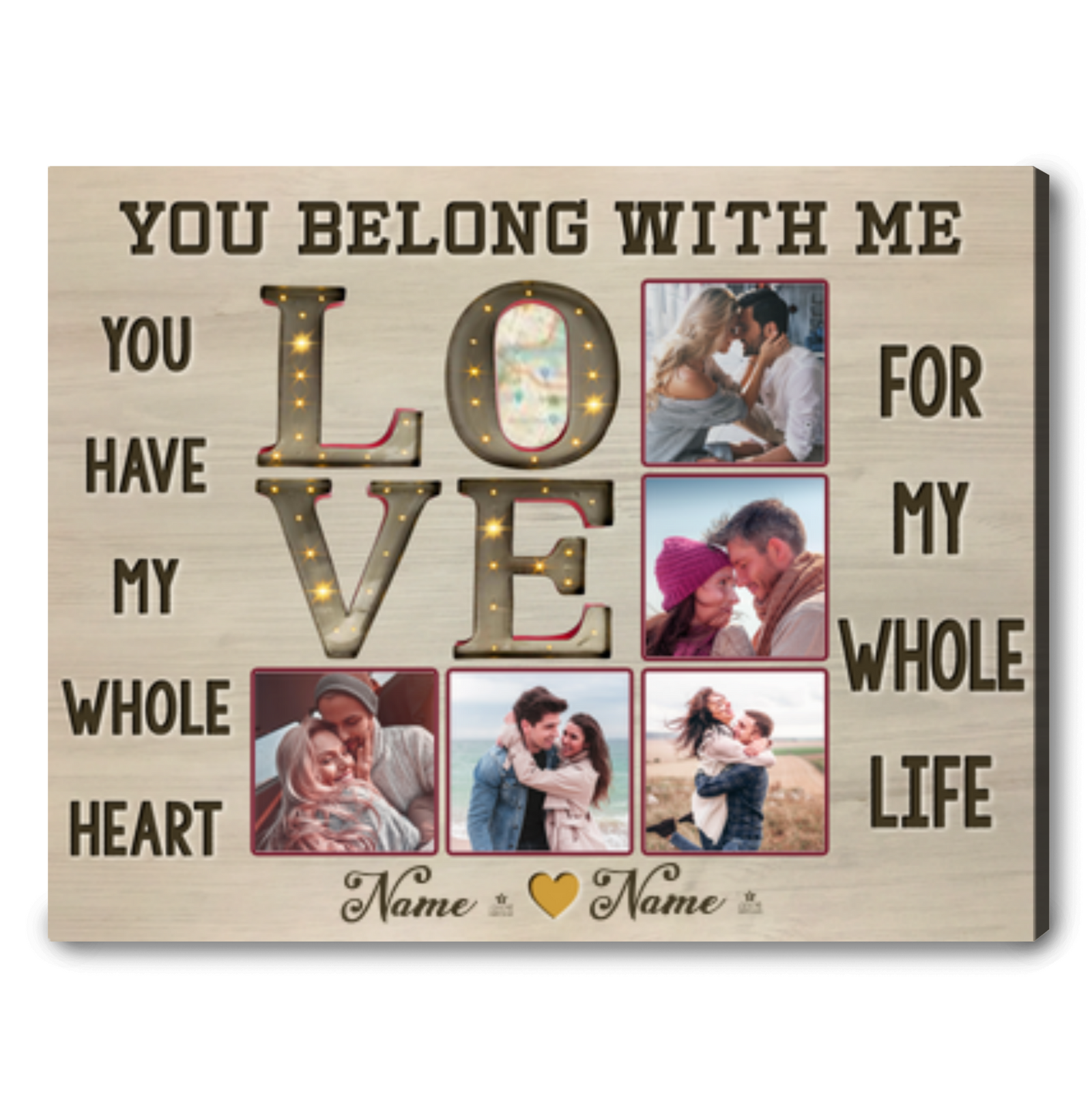 Unique Christmas Gift For Husband Collage Photo Gift Ideas 