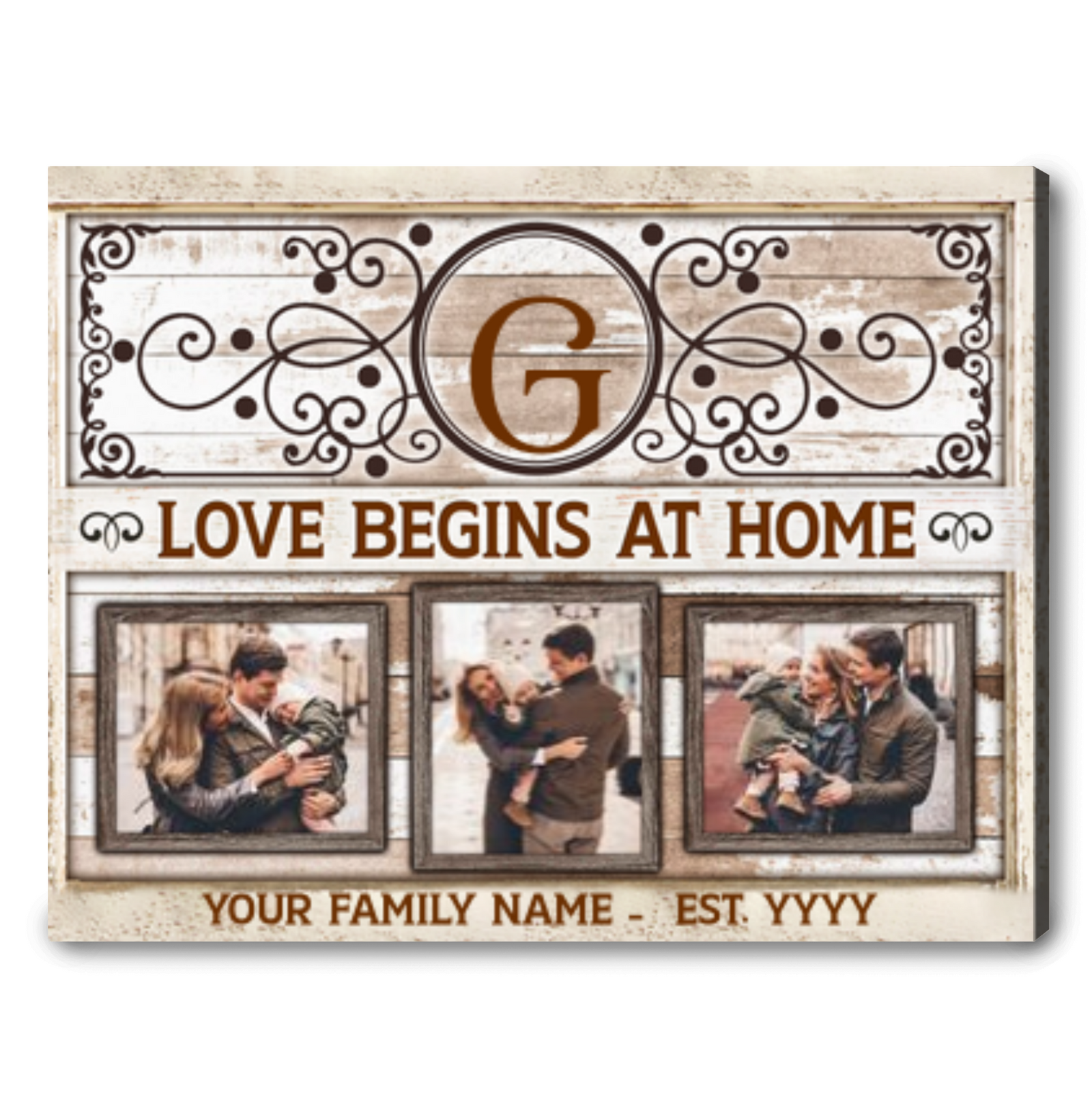 Unique Christmas Gifts For Family Rustic Family Wall Decor